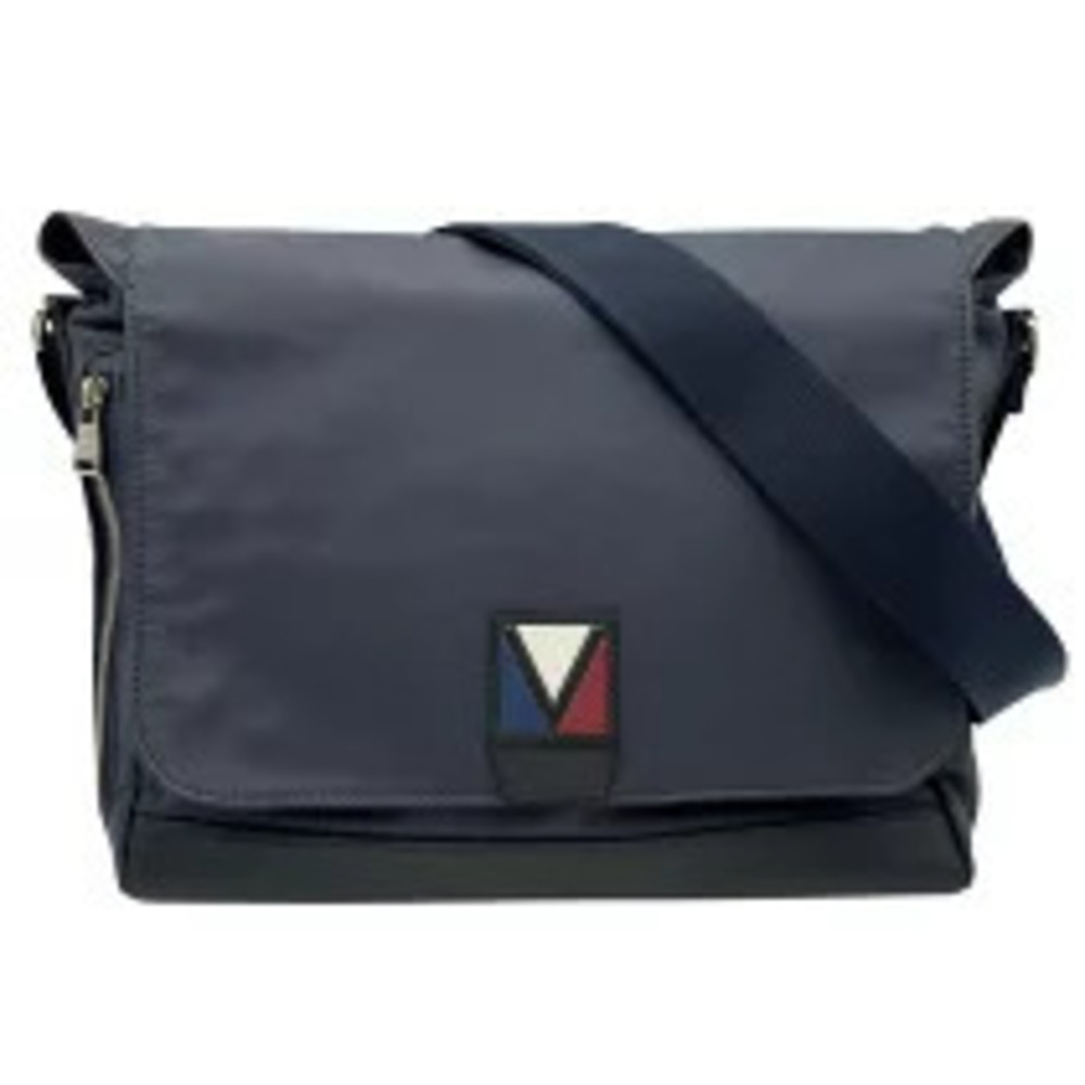 Louis Vuitton V Cross Shoulder Bag Navy Blue